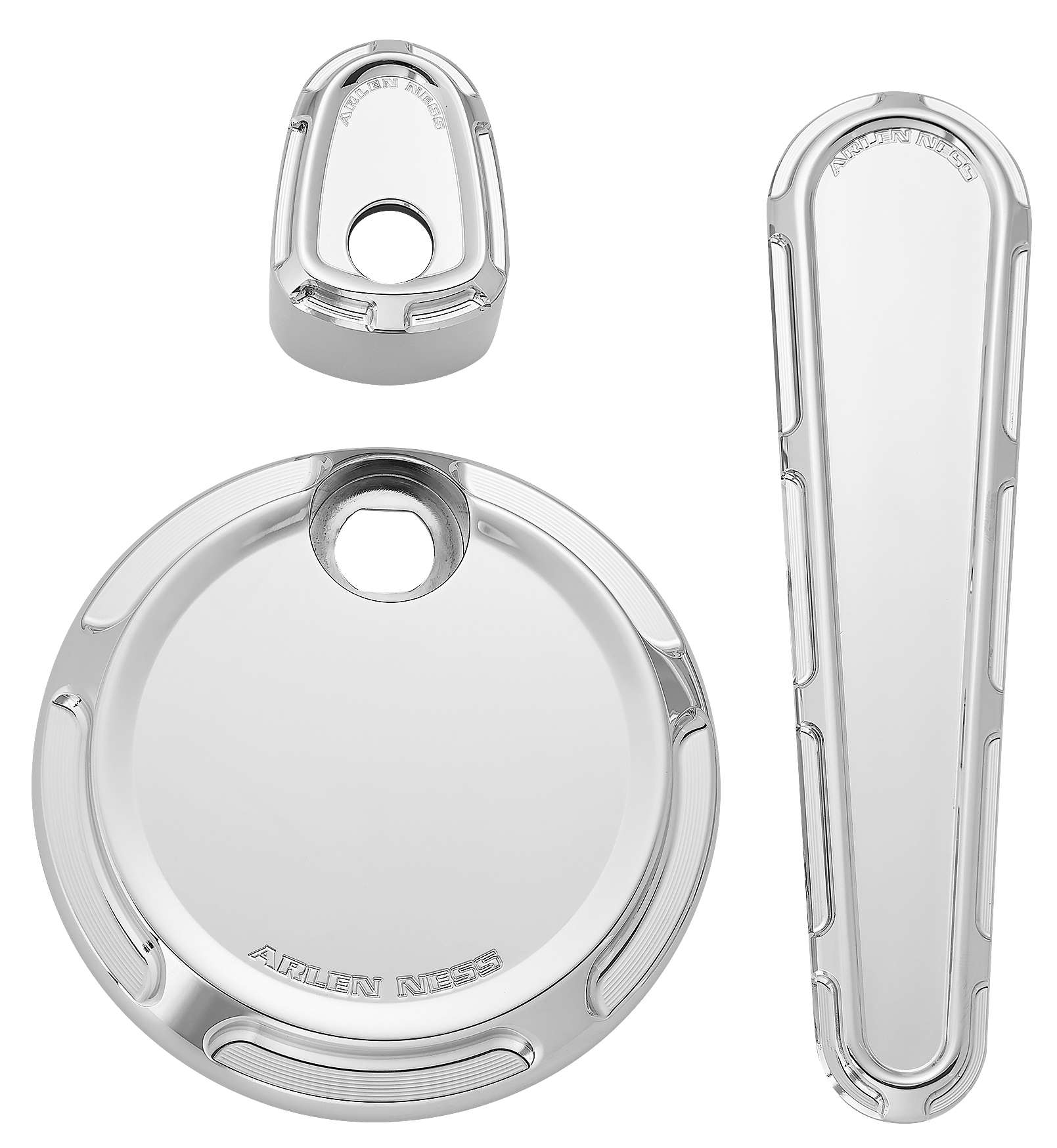 Dash Accessory Pack - Beveled - Chrome