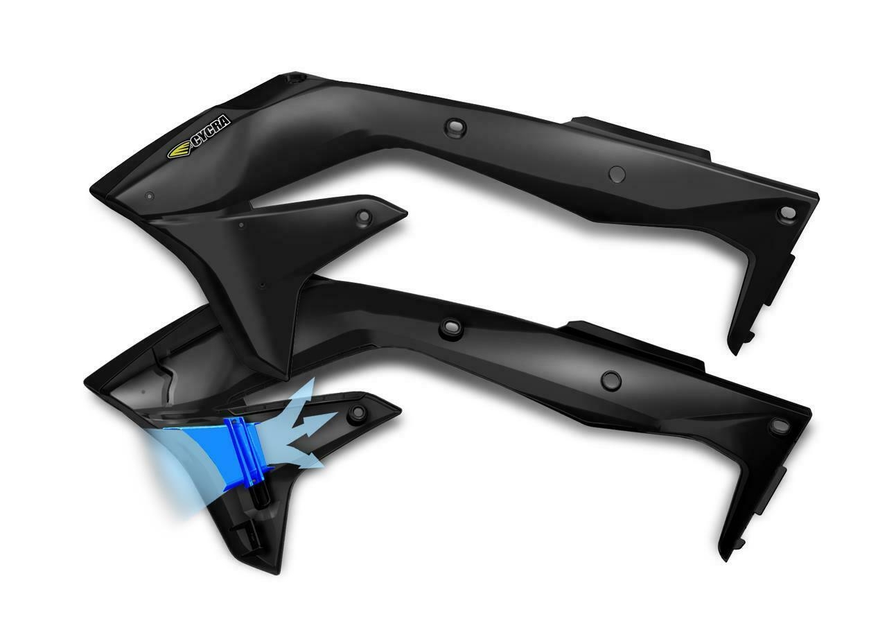 Powerflow Intake Radiator Shrouds - Black