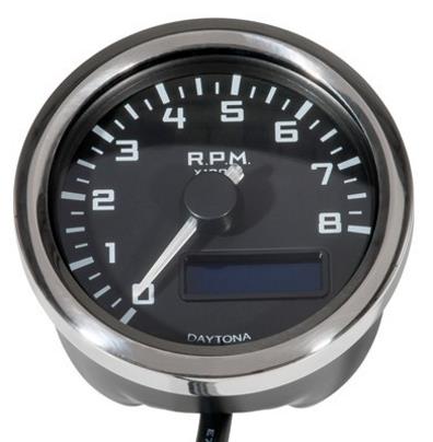 Tachometer Kit by Daytona - Black