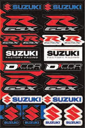 Street Decal Sheet - Suzuki