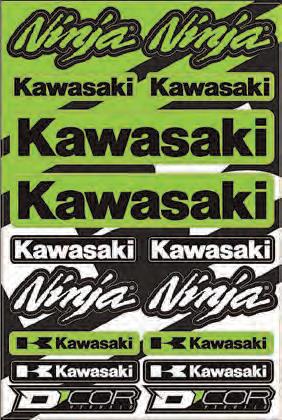 Street Decal Sheet - Kawasaki