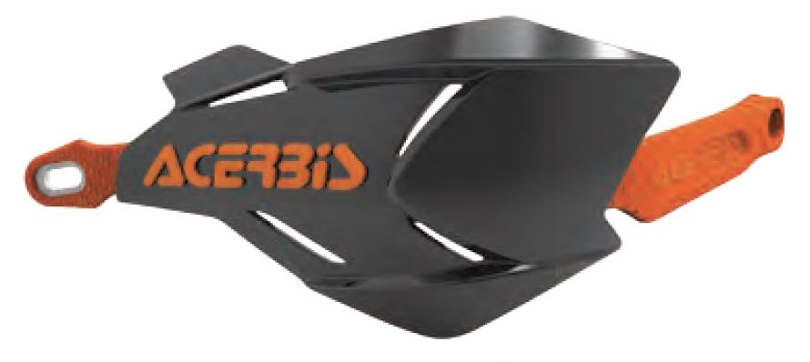 X-Factory Handguards - Black/Orange