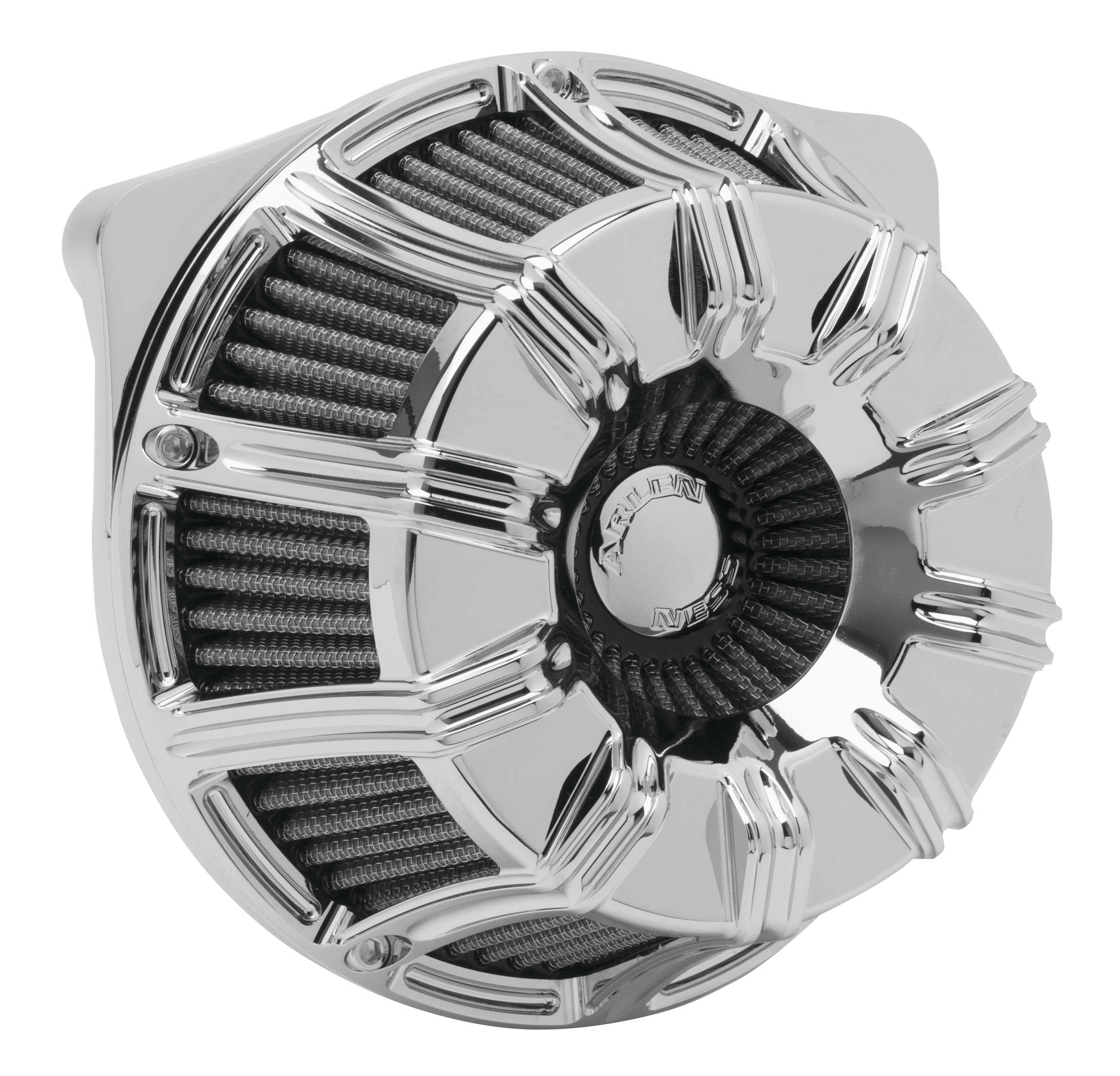 Inverted Series Air Cleaner Kit - 10-Gauge - Chrome
