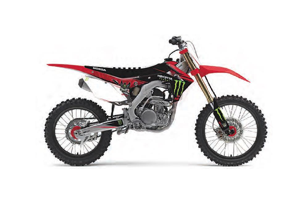 Monster Energy Honda Complete Graphics Kit - Black