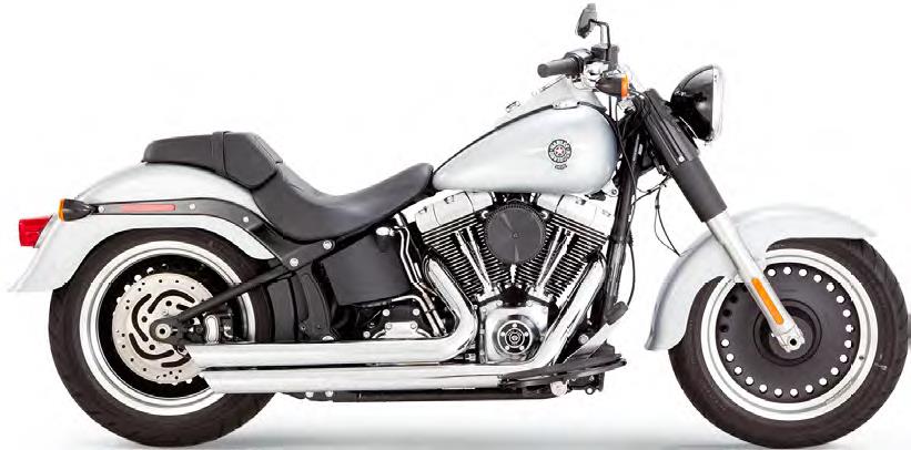 Big Shots Staggered Exhaust System - Chrome