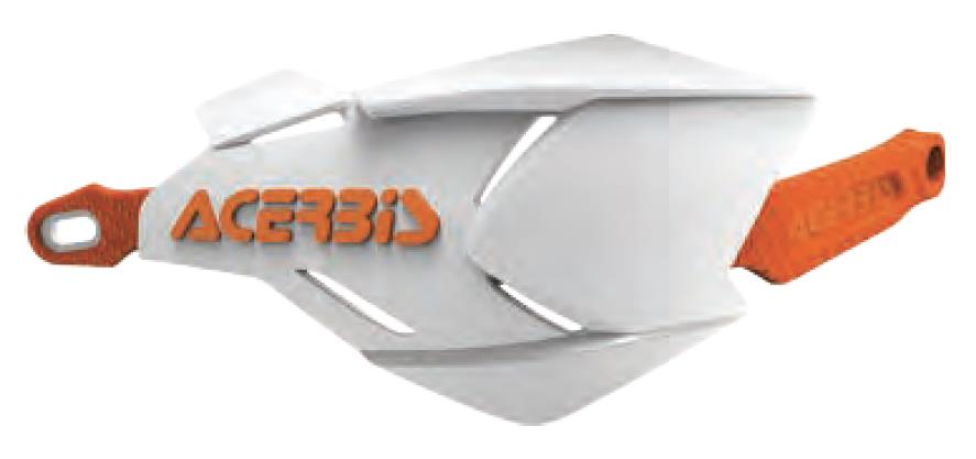 X-Factory Handguards - White/Orange