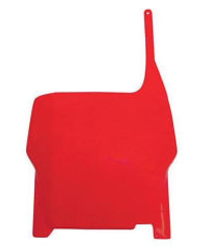 Front Number Plate - Red