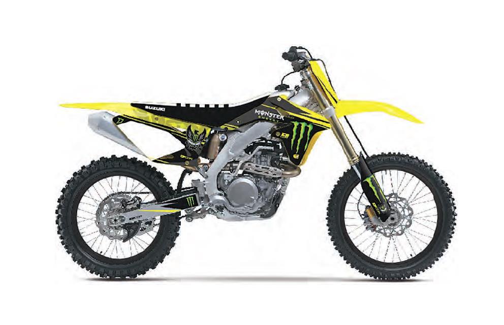 Monster Energy Suzuki Complete Graphics Kit - Black