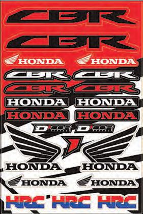 Street Decal Sheet - Honda