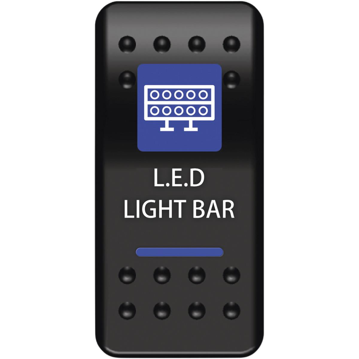 Rocker Switch - LED Lightbar (Single Pole, Single Throw)
