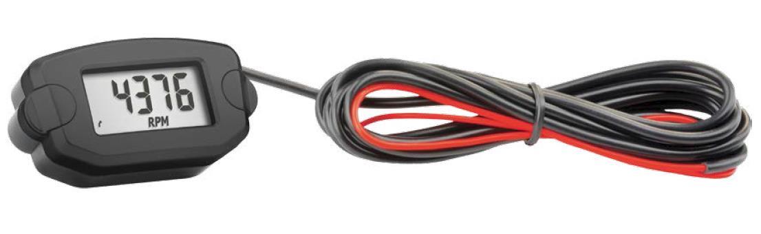 TTO Tach/Hour Meter - Black