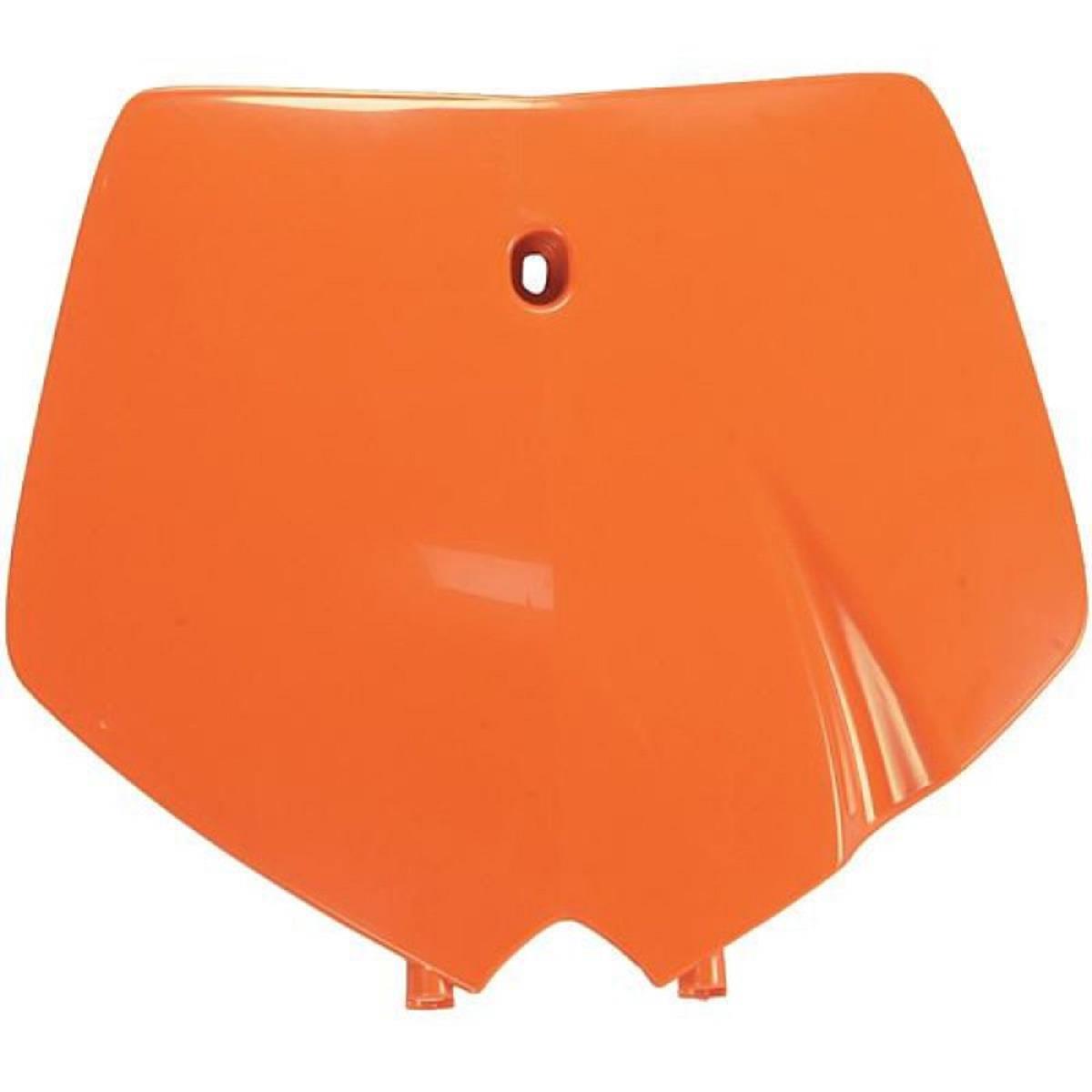 Front Number Plate - Orange