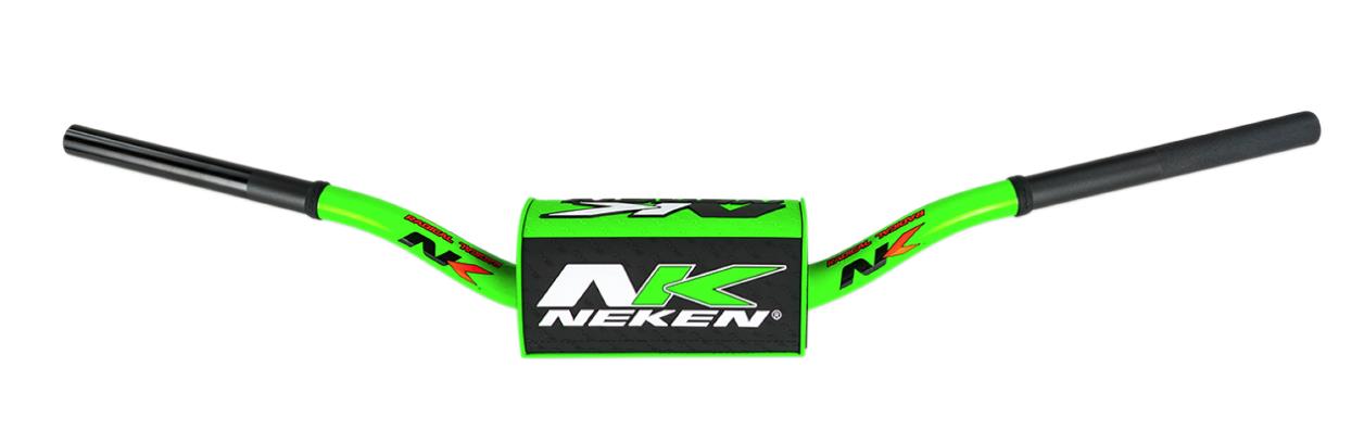 Aluminum Oversize Handlebars - All Brands (121) - Fluo Green with Green/Black Pad