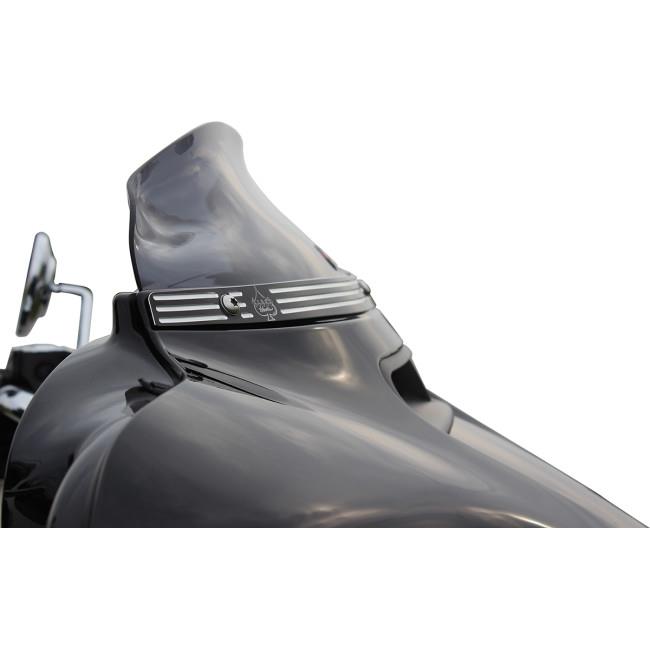 Flare Windshield - 4in. - Dark Smoke