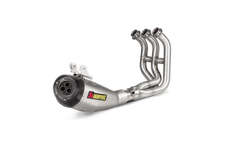 Racing Line Full System Exhaust - Titanium Muffler