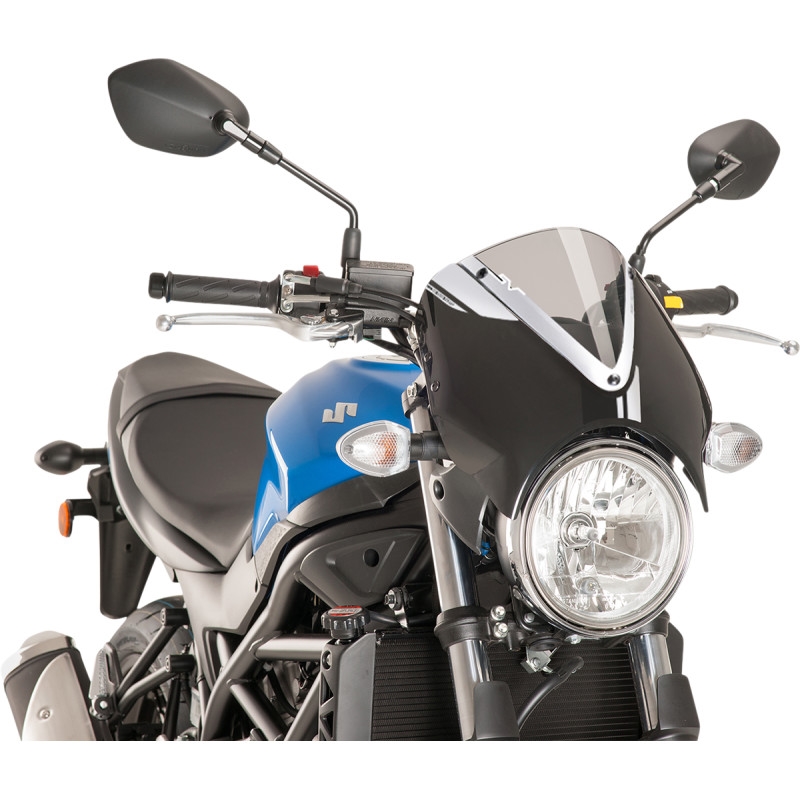 Retro Visor - Matte Black Fairing - Smoke