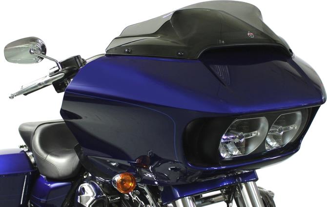 Sport Flare Windshield - 6in. - Dark Smoke