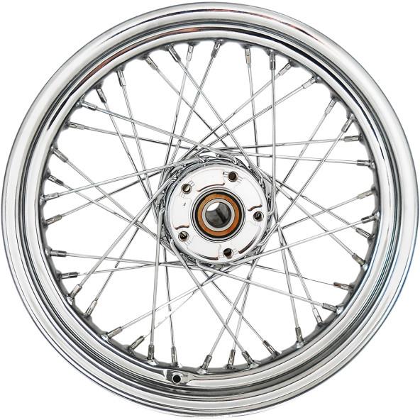 Laced 40 Spoke Rear Wheel - 16x3 - Chrome