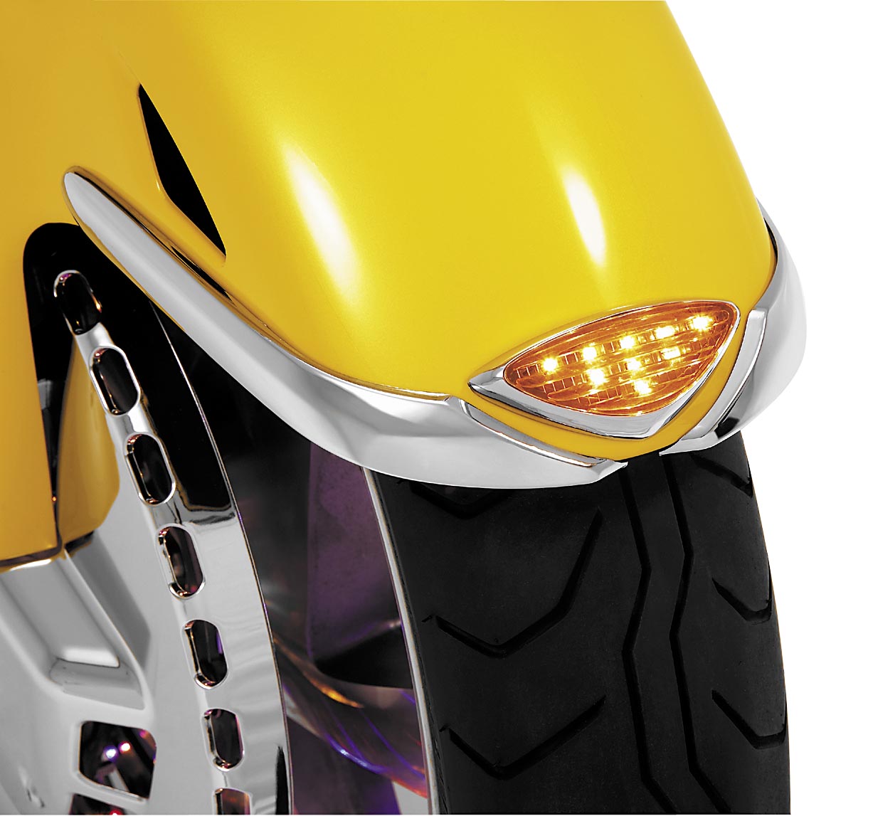 LED Front Fender Medallion