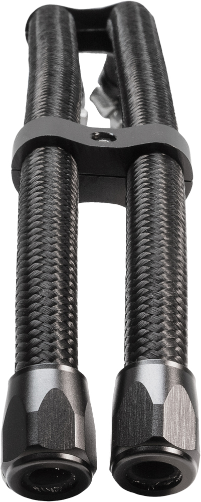 Oil Hose Upgrade Kit - Black Lightweight Fiber Braided