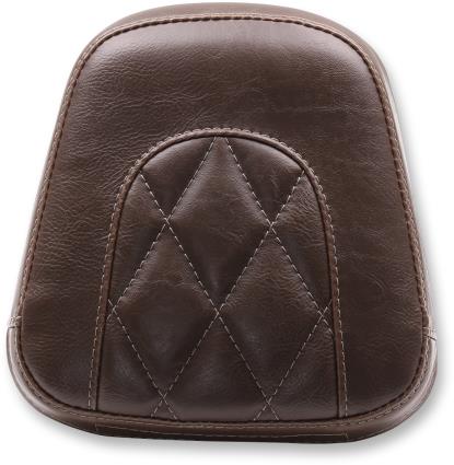 Small Sissy Bar Pad - Brown Diamond Stitch