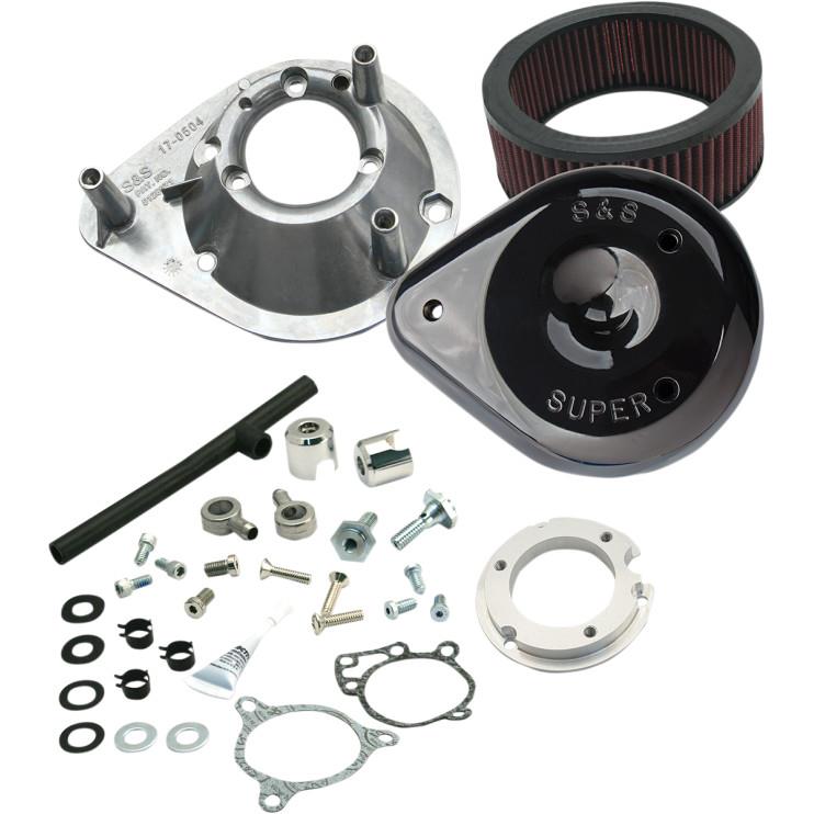 Super Stock Stealth Air Cleaner Kit for S&S Engines