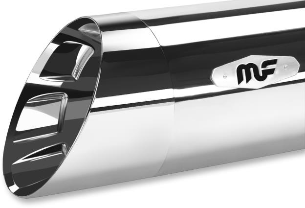 Hitman 4-1/2in. Slip-On - Chrome with Chrome End Cap