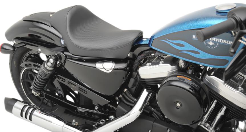 Cafe Style Solo Front Seat - Faux Carbon Fiber