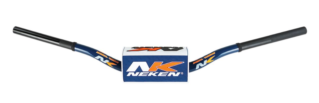 Aluminum Oversize Handlebars - Original YZF - Purple with Purple/White Pad