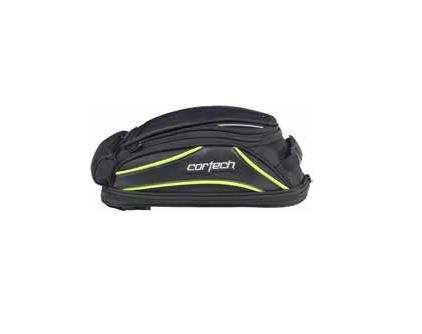 Super 2.0 10-Liter Low Profile Tank Bag - Magnetic Mount - Black/Hi-Viz