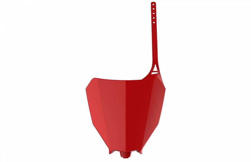 Front Number Plate - Red