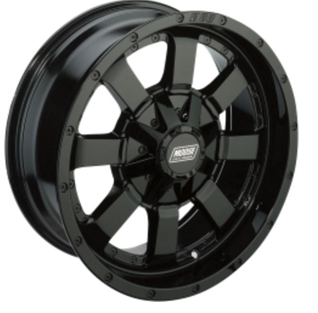 420X ATV/UTV Front/Rear Wheel - 17x7 - 4+3 Offset - 4/115 - Black