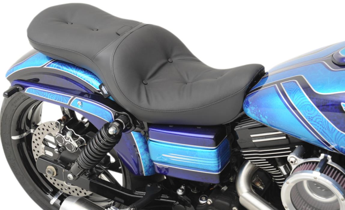 Low Profile Touring Seat w/ Driver Backrest Option - Pillow