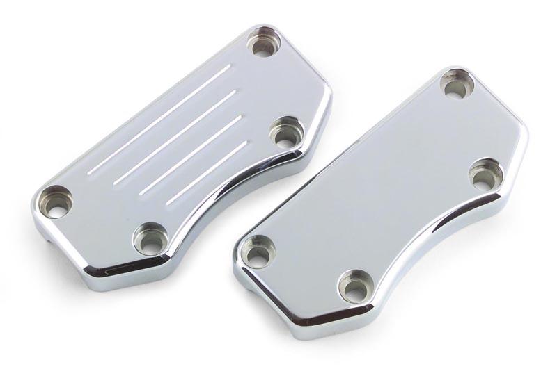 Ball-Milled Handlebar Clamp - Chrome