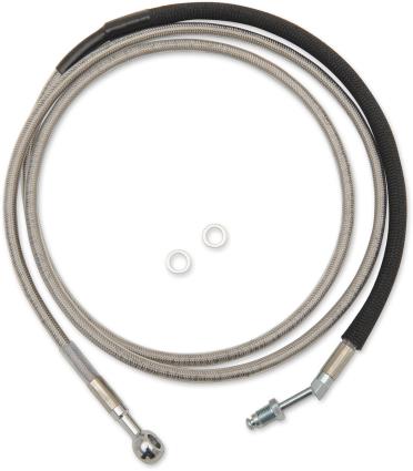 Clear Coated Stainless Steel Hydraulic Clutch Line - +2in.