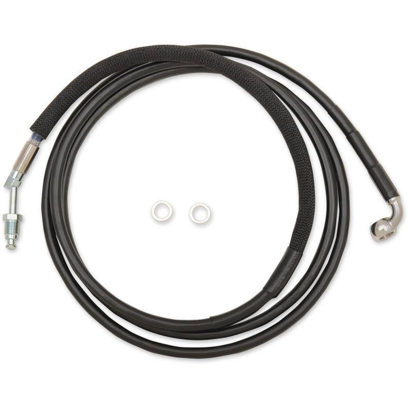 Black Vinyl Coated Hydraulic Clutch Line - +12in.