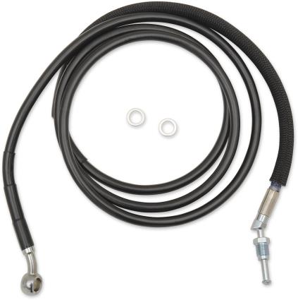 Black Vinyl Coated Hydraulic Clutch Line - Stock Length