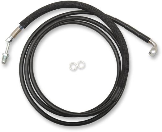 Black Vinyl Coated Hydraulic Clutch Line - +6in.