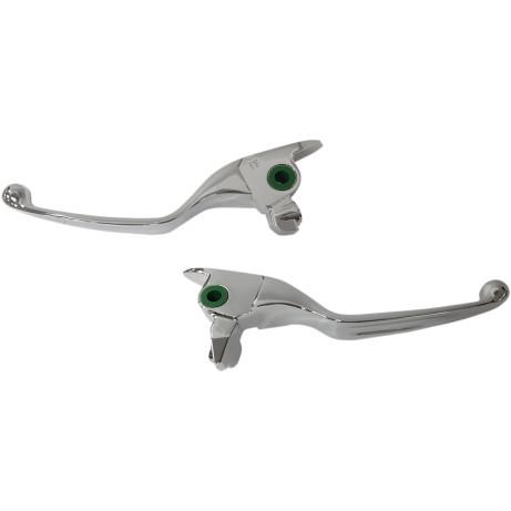 Wide Blade Lever Set - Chrome