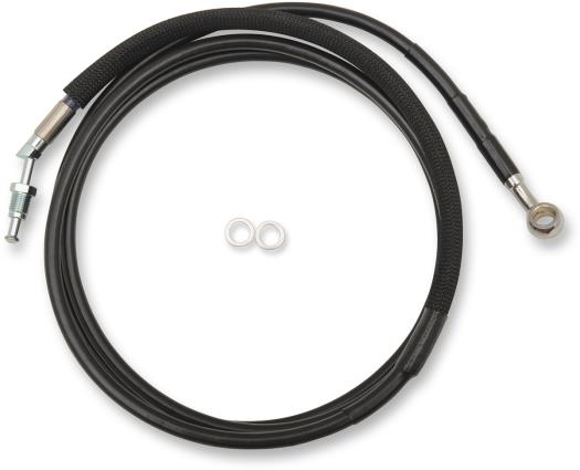 Black Vinyl Coated Hydraulic Clutch Line - +10in.