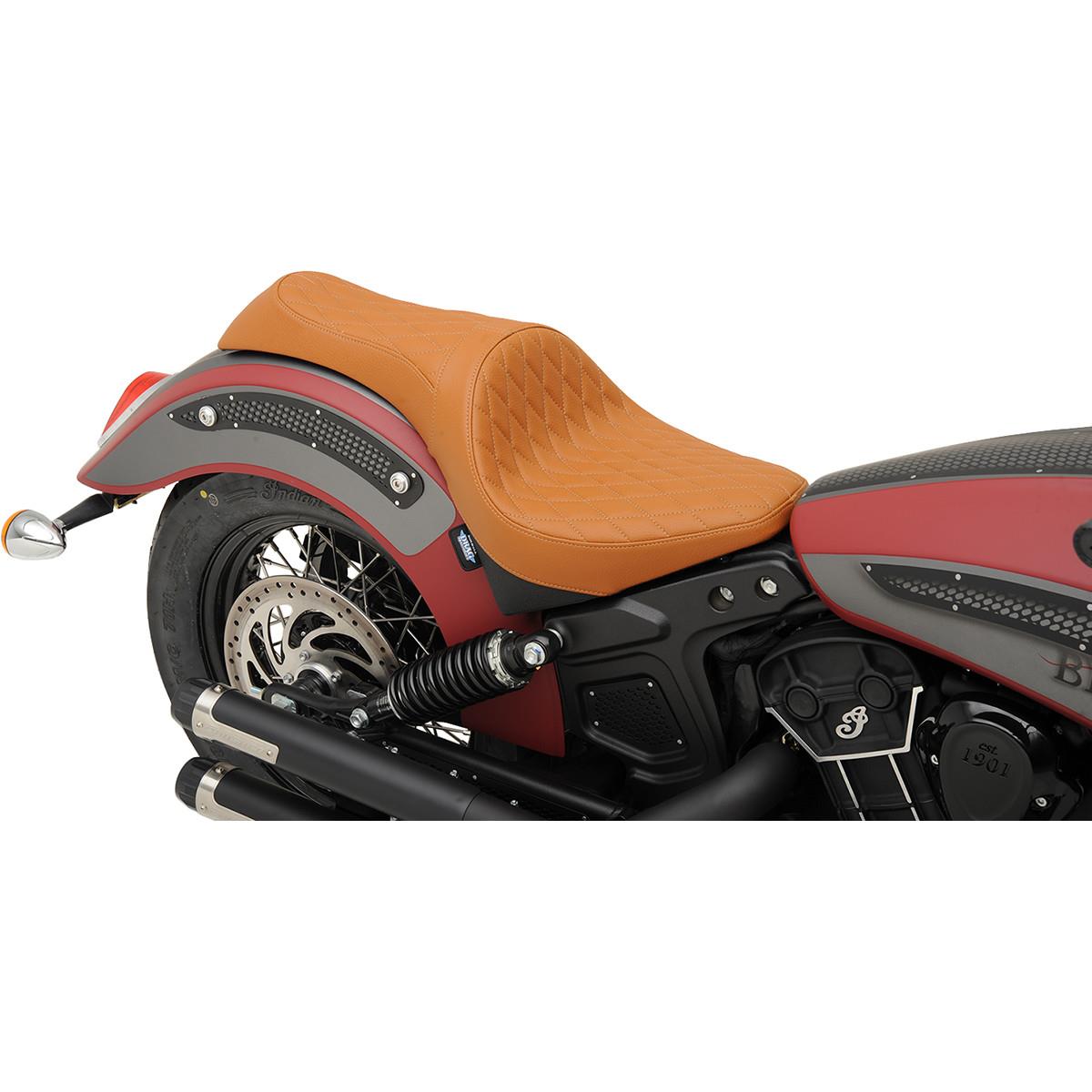 Caballero Seat - Diamond Stitch - Brown