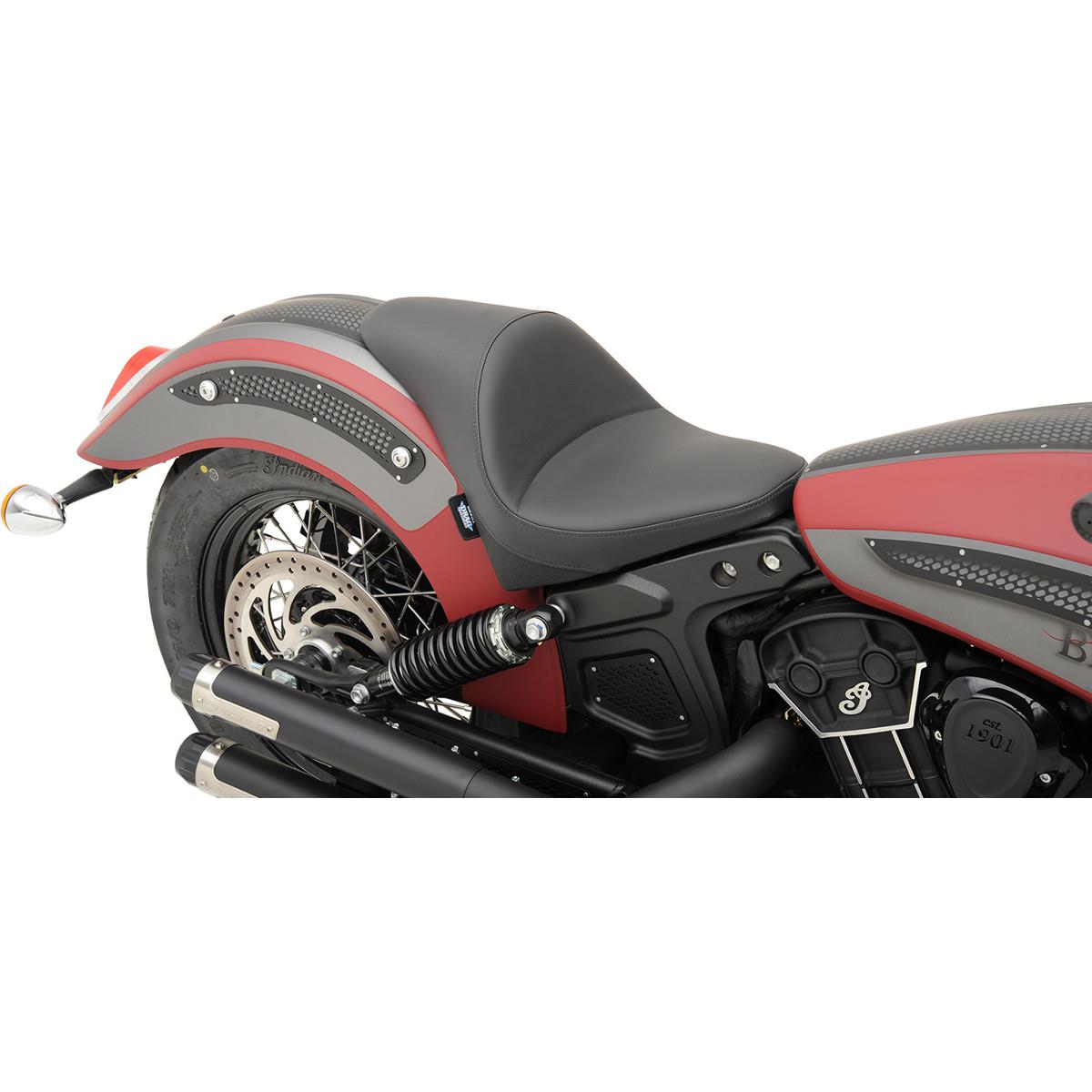 3/4 Solo Seat - 22in L x 12-1/2in W - Mild Stitch - Black Solar-Reflective