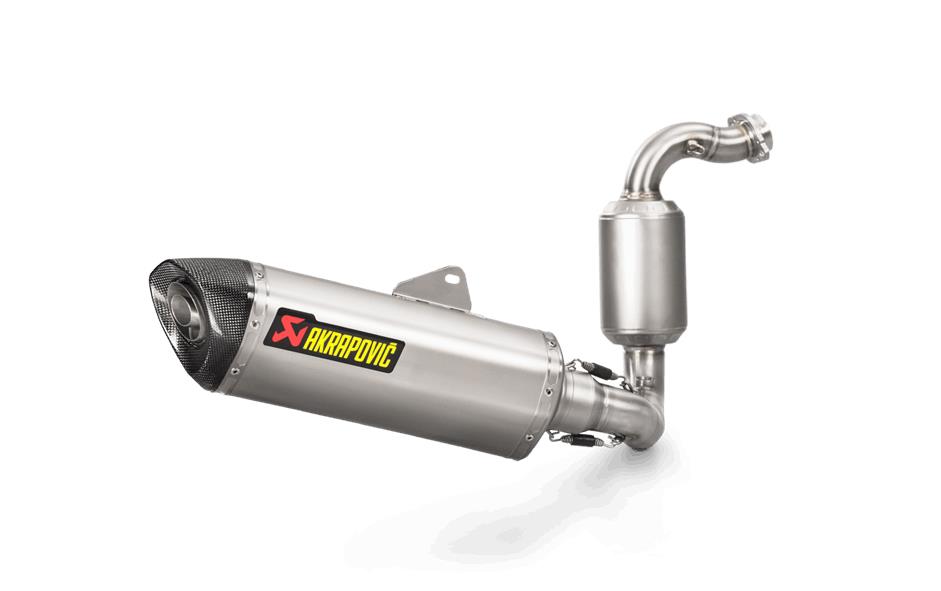 Racing Line Full System Exhaust - Stainless Steel Muffler