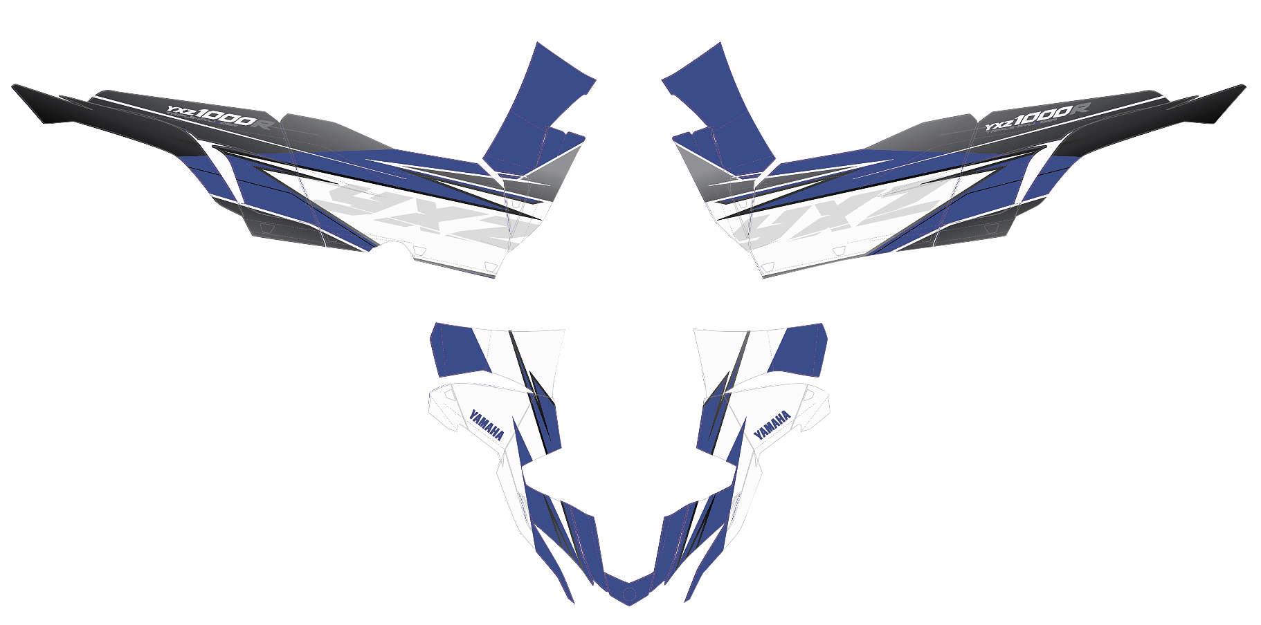 Graphic Kit - Blue/White