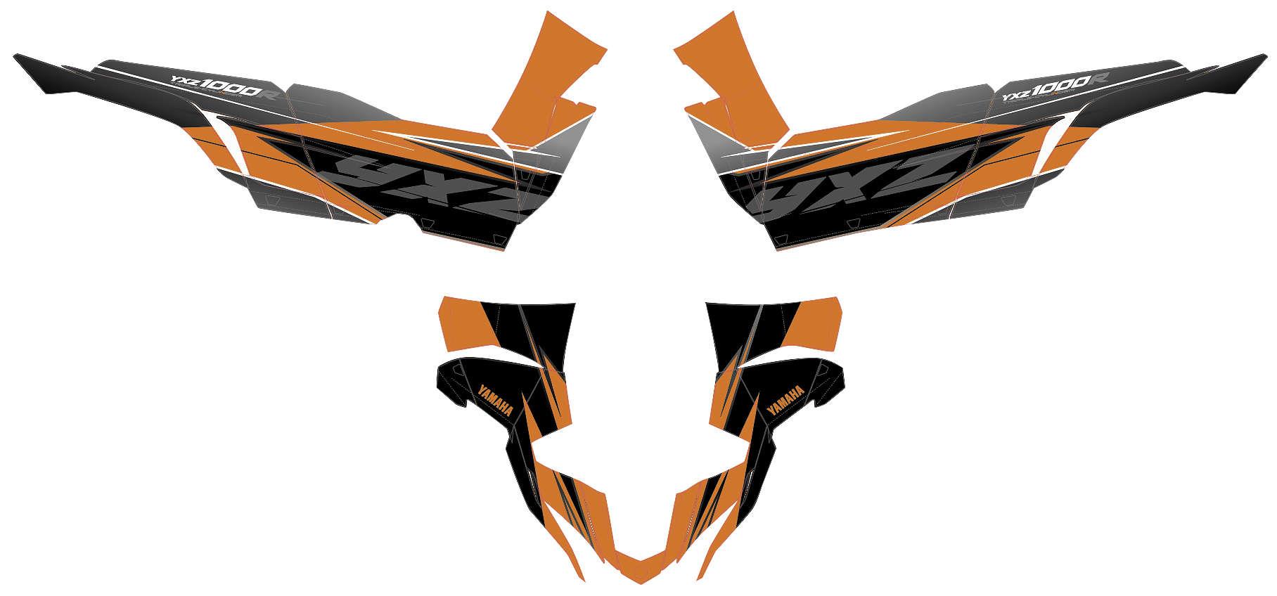 Graphic Kit - Orange/Black