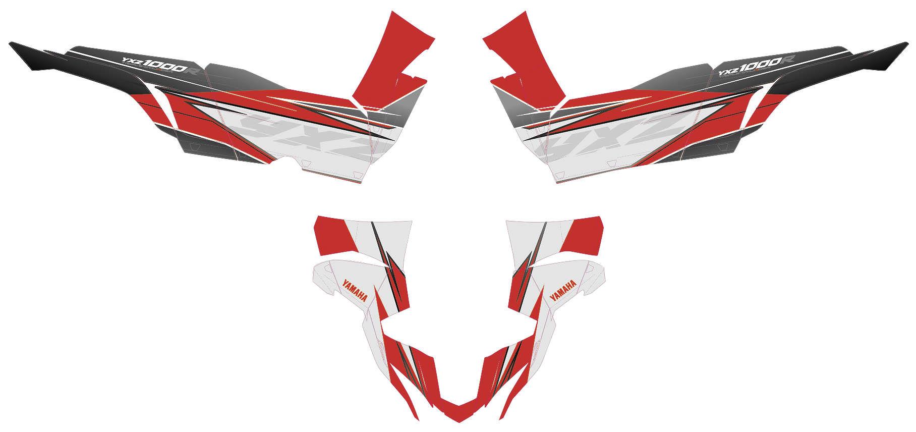 Graphic Kit - Gray/Red