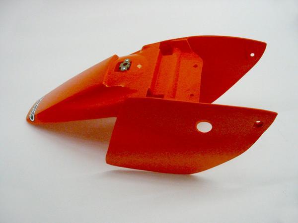 Rear Fender with Side Panels - Orange