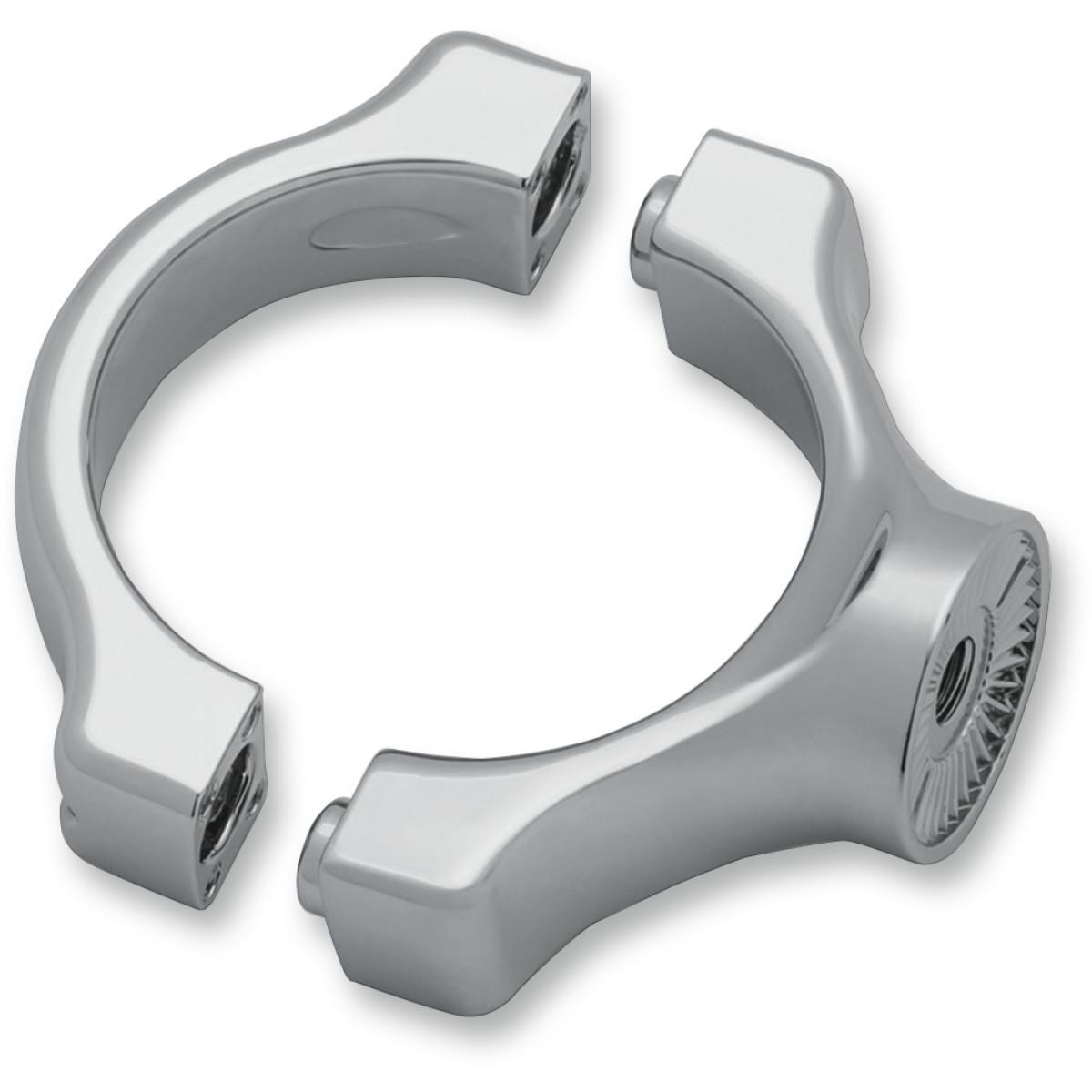 Side Mount License Plate Mount Bracket - Chrome