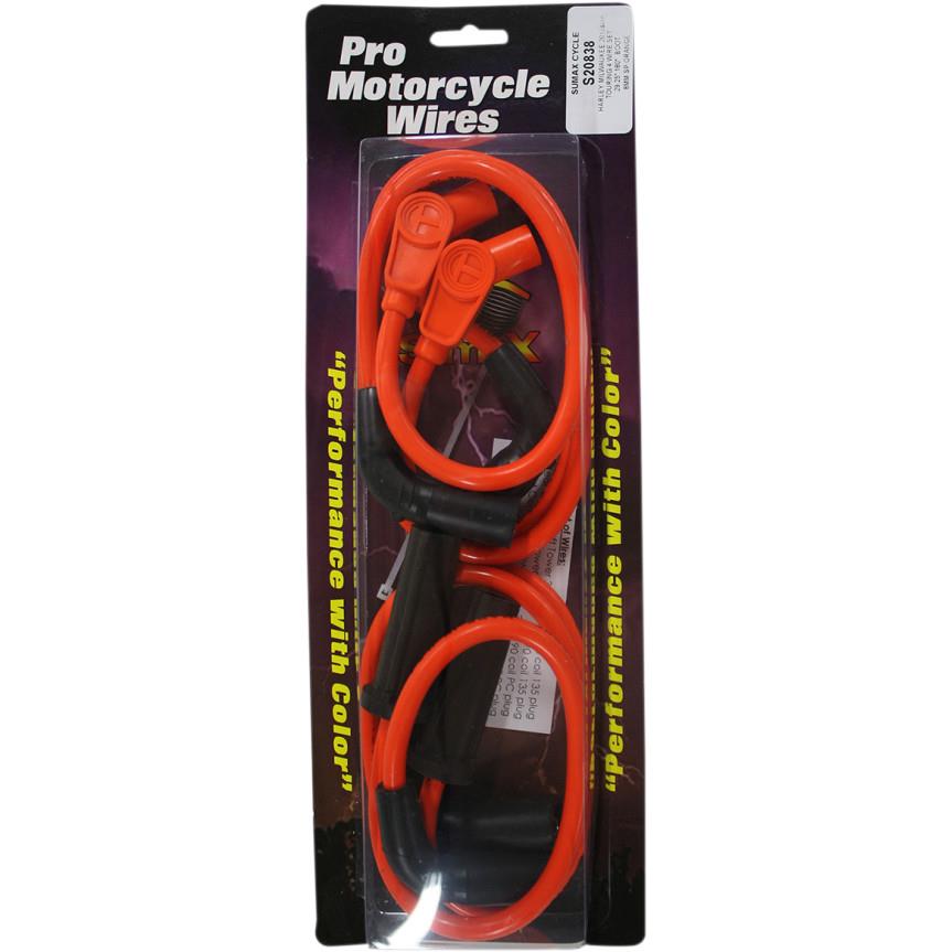 8mm Custom-Colored Plug Wires - Orange