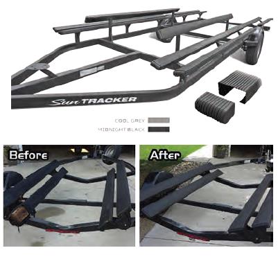 Bunk Wraps - 2in. x 6in. x 24ft. - Cool Gray